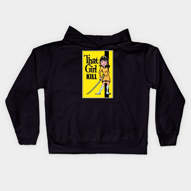 That Girl KILL Kids Hoodie by Biomek